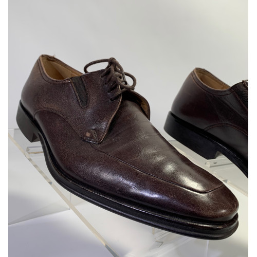 Bruno Magli Ranuncolo Brown Napa Leather Lace Up Derby's Men's 8 -  Findsmarket