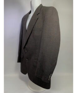 Burberry Men's Classic Brown  Wool Sport Coat Blazer Jacket