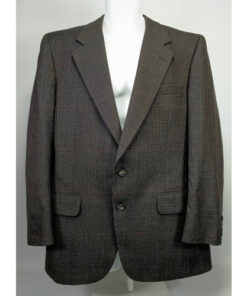 Burberry Men's Classic Brown  Wool Sport Coat Blazer Jacket