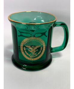 Department of Defense Finance and Accounting Glass Coffee Mug 'DOD'-22k