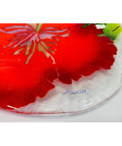 Art Glass platter dish display plate