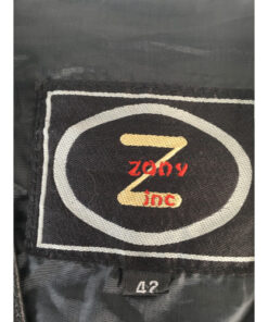Mens Leather Motorcycle Vest with Patches US Flag, Veteran, POW SZ 42 (ZONY Inc)