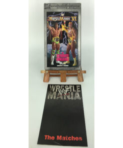 WWF WrestleMania VI VHS Hulk Hogan Andre The Gian Randy Savage Rowdy Roddy Piper 6305276927