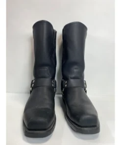 Alternative view of Double-H Men’s “Barry” Black Leather Harness Boots Style 4008 Size 9D